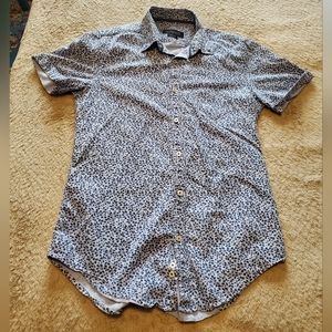 Zara floral button down